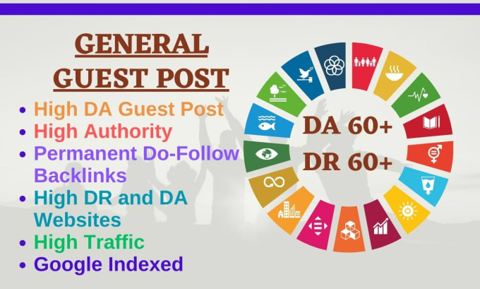 Gig Preview - Publish the guest post on the high da 60 general blog