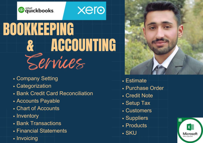 Gig Preview - Do cleanup in quickbooks online and xero