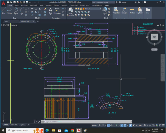 Gig Preview - Do 3d model and 2d drawing in solidworks, inventor, autocad