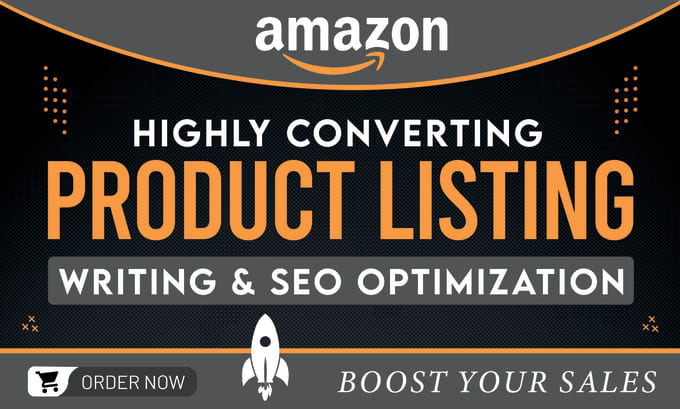 Gig Preview - Do seo amazon listing optimization and product description