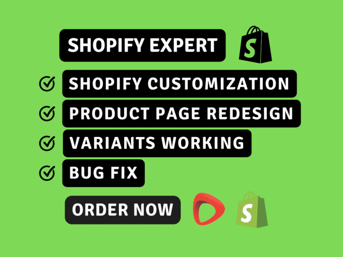 Gig Preview - Do variants and product level work on shopify