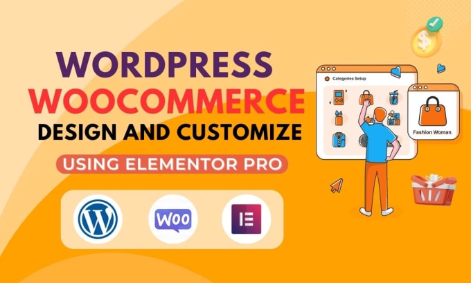 Bestseller - design wordpress ecommerce website or woocommerce store and customize