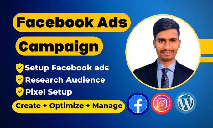 Gig Preview - Be your facebook advertising manager, run fb ads campaign , instagram ad