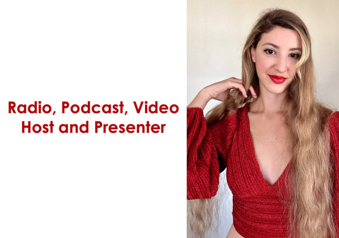 Gig Preview - Be your radio, podcast and video mc, host or presenter