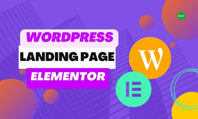 Bestseller - responsive wordpress landing page elementor or elementor pro landing pages