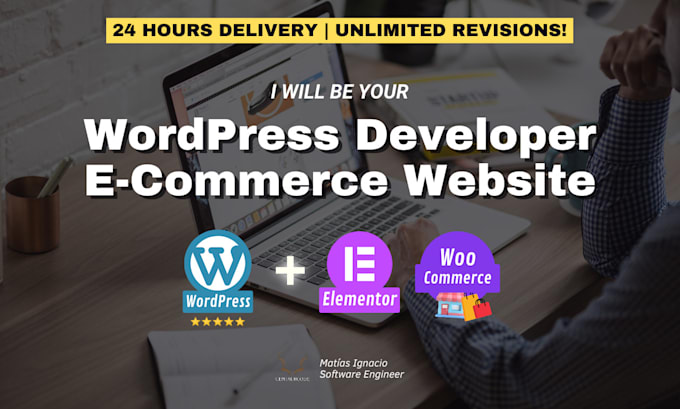 Gig Preview - Build wordpress website with elementor divi and woocommerce