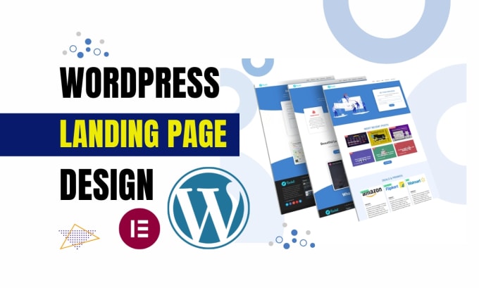 Gig Preview - Design wordpress landing page elementor or squeeze landing page design