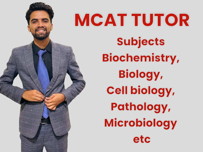 Gig Preview - Help in biology biochemistry for mcat as an mcat tutor