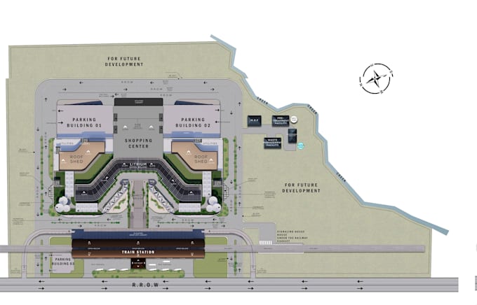 Gig Preview - Render masterplan, floor plan, urban planning