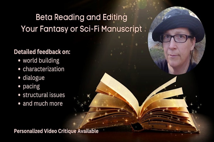 Gig Preview - Beta read and developmental edit your book