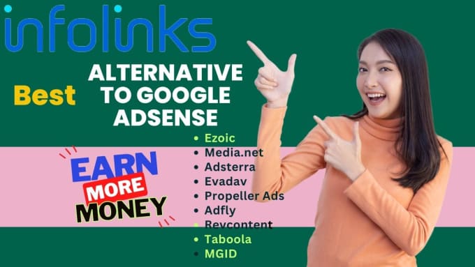 Gig Preview - Setup google adsense, ezoic, infolinks, or any ads network