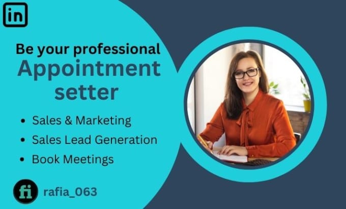 Gig Preview - Be your b2b professional appointment setter