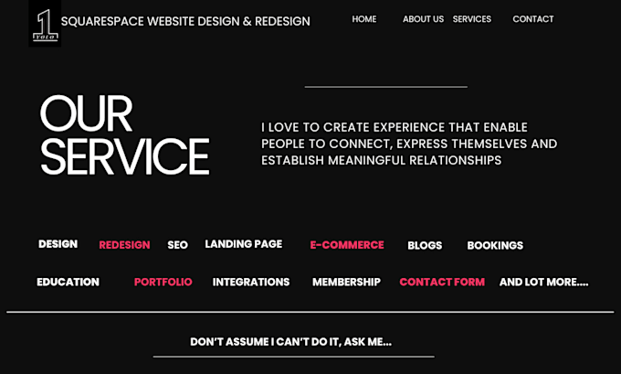 Gig Preview - Squarespace website design squarespace website redesign squarespace website