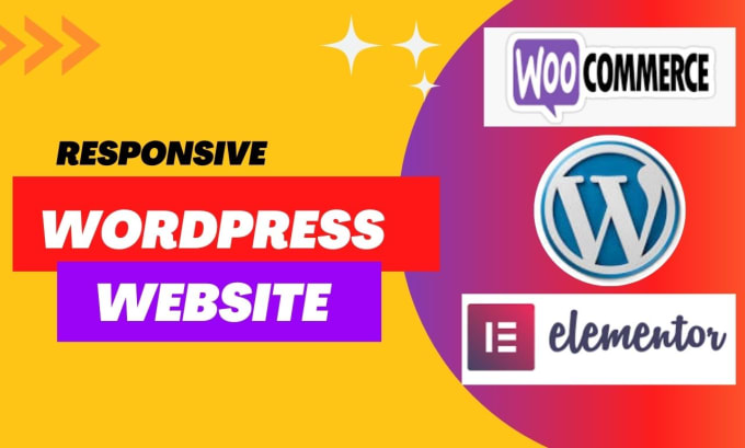 Gig Preview - Build responsive wordpress website landing page ecommerce