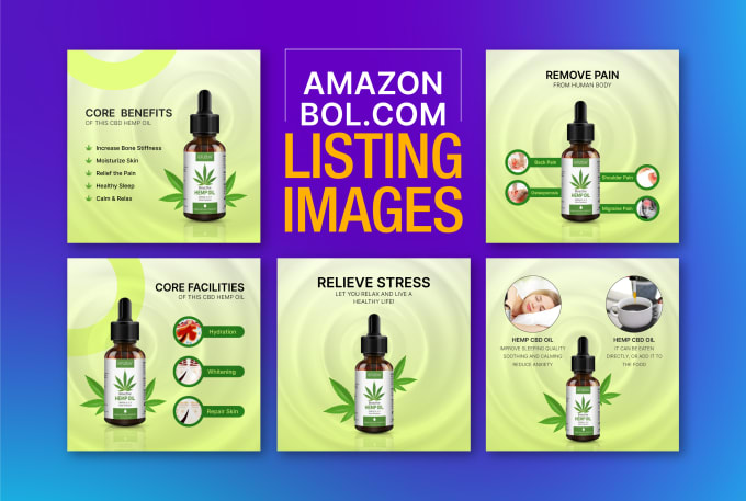 Gig Preview - Design bol listing, infographic, amazon product listing image or lifestyle image