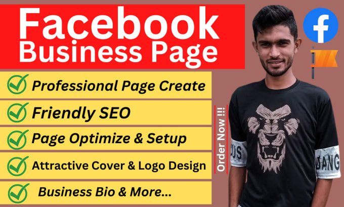 Gig Preview - Create and setup professional facebook business page or fan page