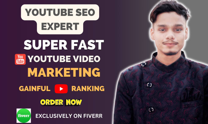 Gig Preview - Do gainful youtube ranking and video SEO for yt branding