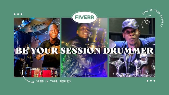 Gig Preview - Be your professional drummer for your songs or projects