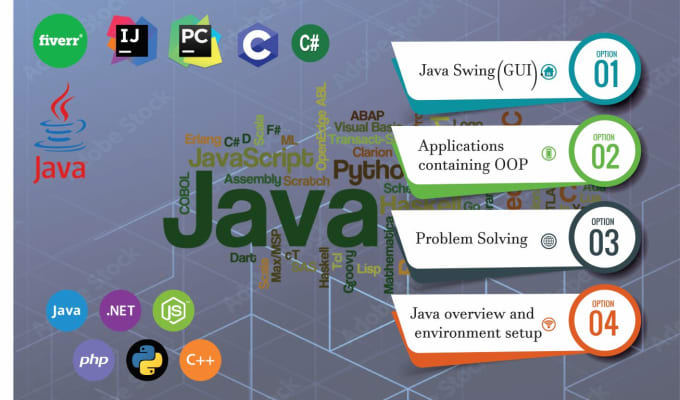 Gig Preview - Do java console gui projects, java problem solving, javafx, java swing projects