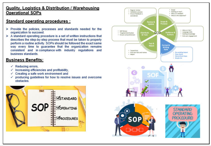 Gig Preview - Consult in pharma business sops writing