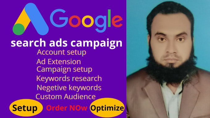 Gig Preview - Setup and manage google ads adwords PPC campaign