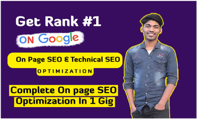 Gig Preview - Do onpage SEO to optimize wordpress wix squarespace websites for 1st page rank