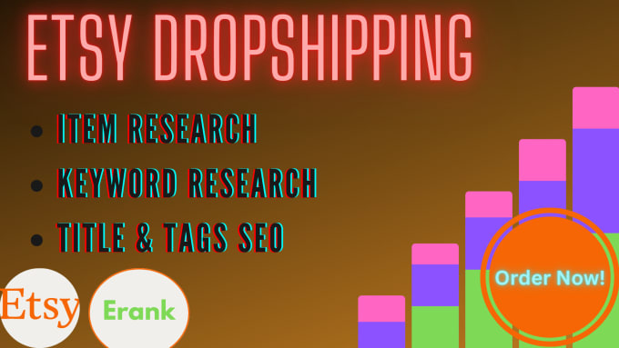 Gig Preview - Do etsy drop shipping and upload top selling products on etsy dropshippin