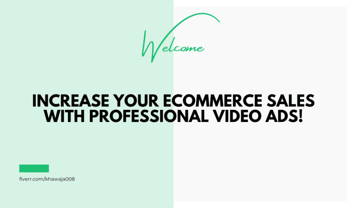 Gig Preview - Create eye catching ecommerce video ads to increase your conversions