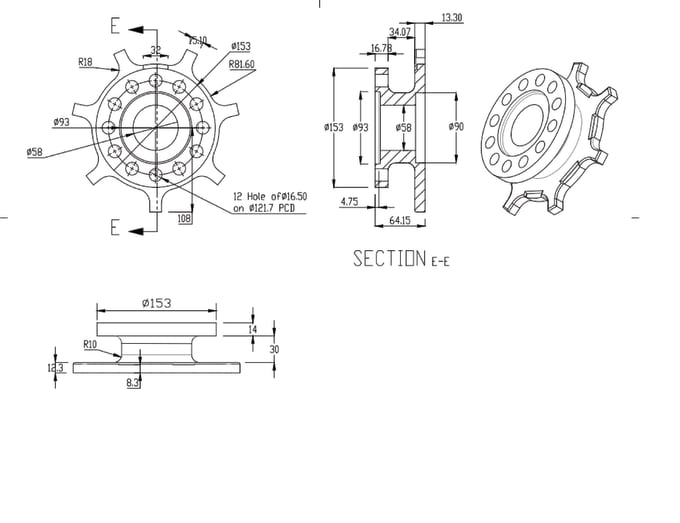 Gig Preview - Do 3d cad modeling, product design and technical drawings