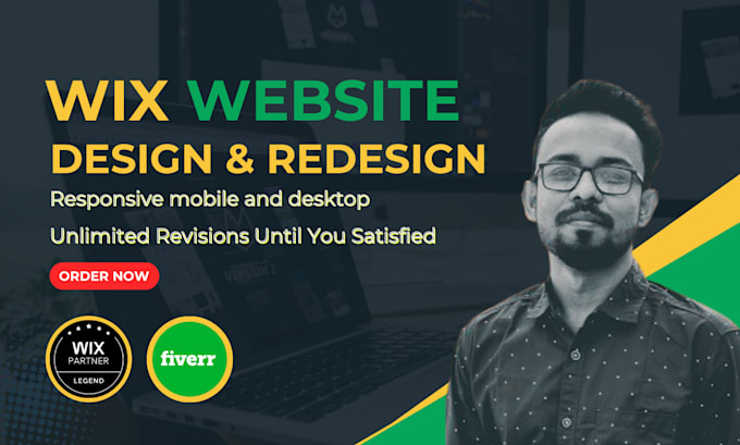 Gig Preview - Do wix website, wix website design, wix website redesign