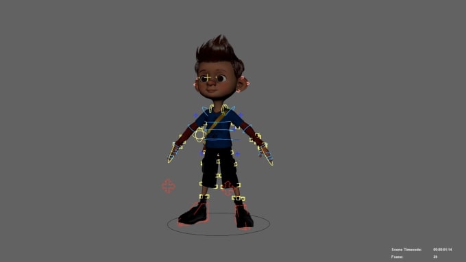 Gig Preview - Rig 3d characters, avatars, and objects for films or games