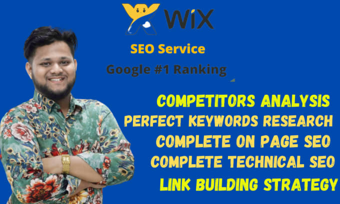 Gig Preview - Do complete monthly wix SEO service for google top ranking