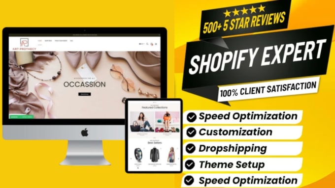 Gig Preview - Launch your shopify  brand website