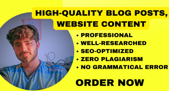 Gig Preview - Write SEO friendly artical and blog post writing