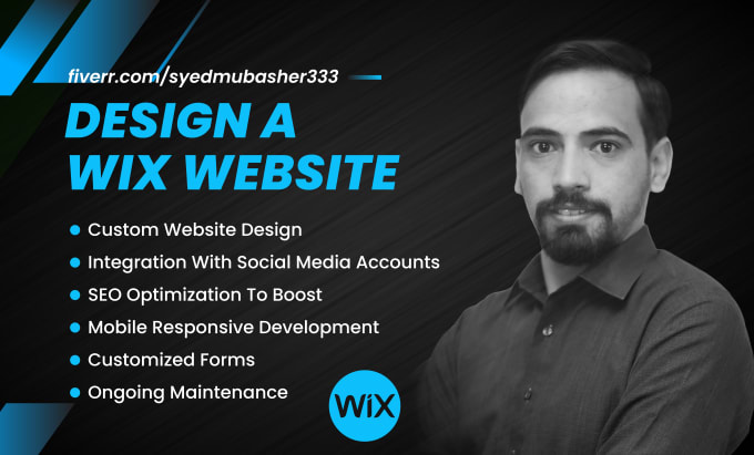 Gig Preview - Design a wix website for you