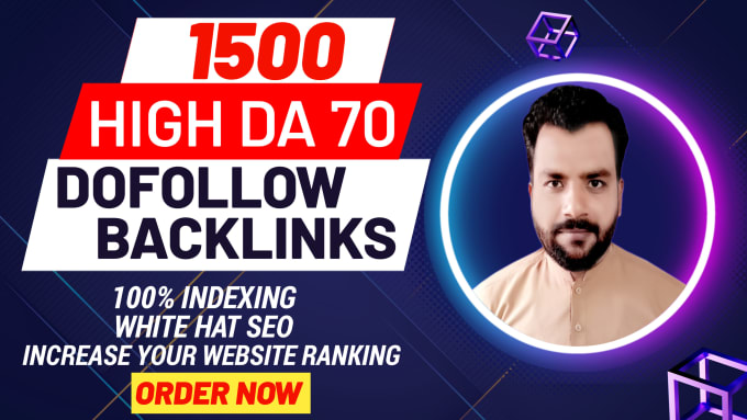 Gig Preview - Do high quality dofollow SEO backlinks for google  ranking da 50 plus website