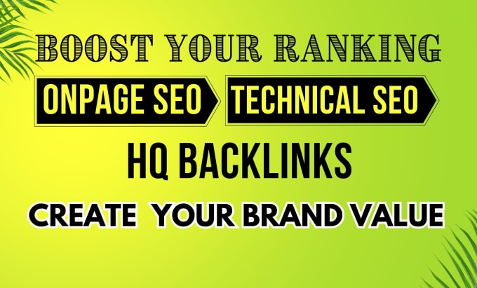 Gig Preview - Do onpage SEO and technical optimization backlinks service for wix or any site