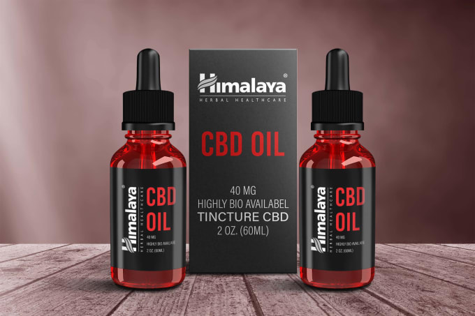 Gig Preview - Do product label, package box, bottle label for cbd hemp