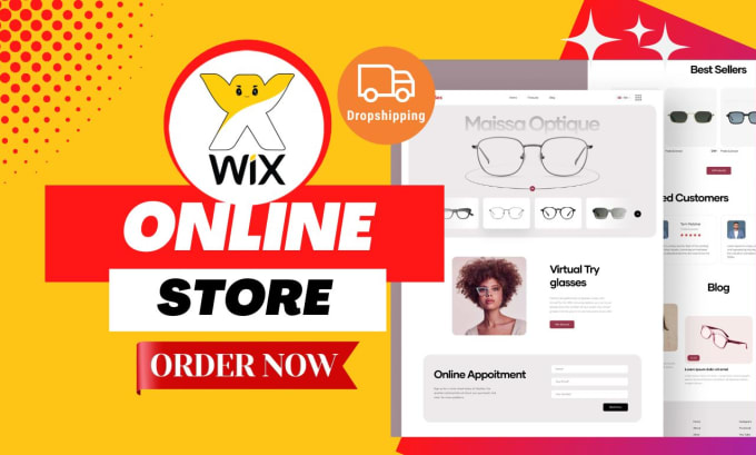 Gig Preview - Do wix online store, wix drop shipping and add products