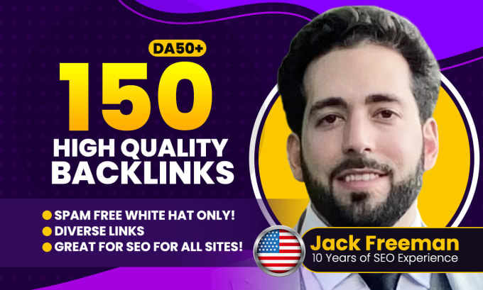 Gig Preview - Do 150 high da quality dofollow backlinks for increasing SEO google rankings