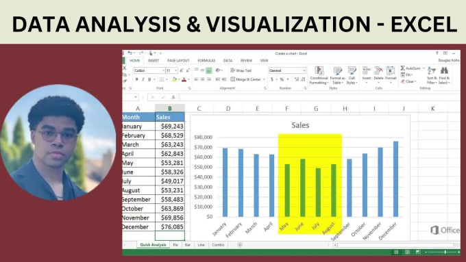 Bestseller - use excel software to do data analysis, data visualization and data reports