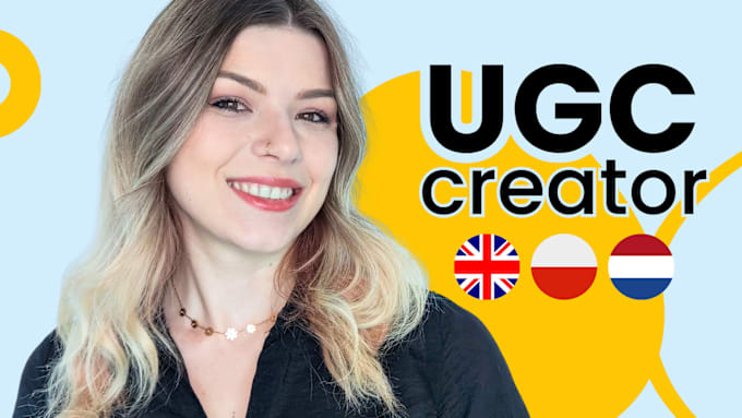 Gig Preview - Be your dutch ugc content creator for ads tiktok reels