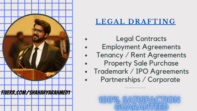 Gig Preview - Do legal drafting, legal research, and legal consultation