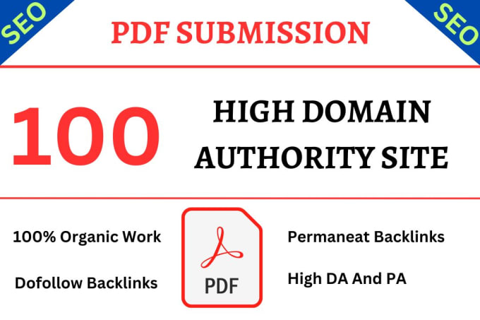 Gig Preview - Make pdf or article submission to top 100 doc sharing sites