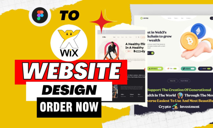 Gig Preview - Design or redesign wix website, figma to wix and wix landing page