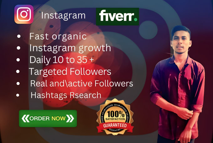 Gig Preview - Do instagram growth and marketing for super fast