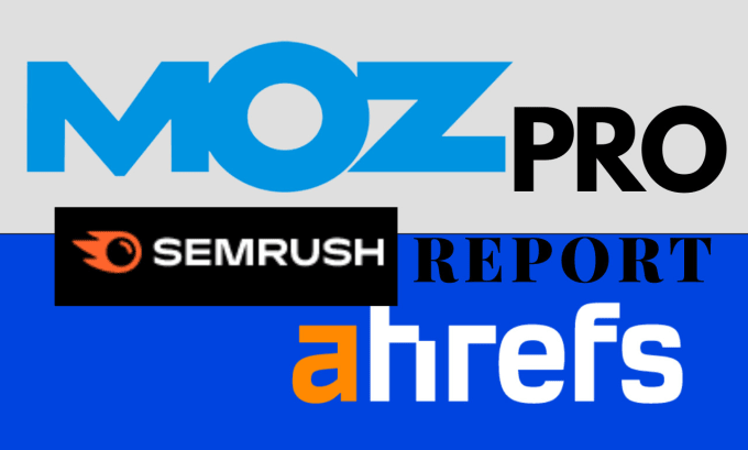 Gig Preview - Semrush moz pro website seo report and audit for competitor analysis