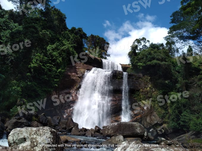 Gig Preview - Give you pictures of natural waterfalls