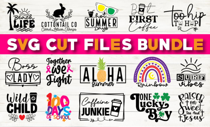 Gig Preview - Creative svg files cricut design bundle for etsy and others