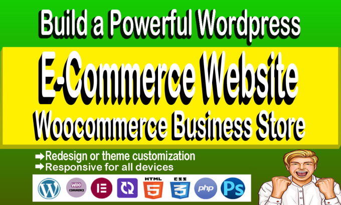 Gig Preview - Design woocommerce website and customize using wordpress plugins